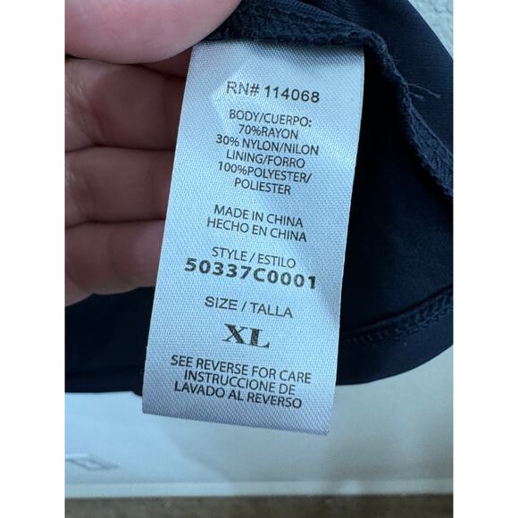 Floral Navy Midi Dress - Picture 6 of 14